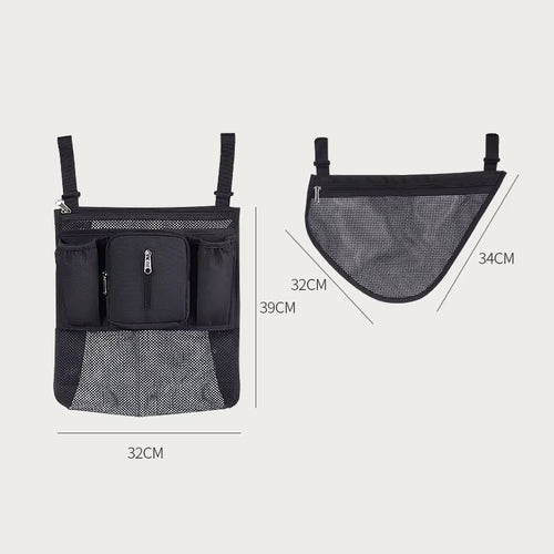 Baby Stroller Organizer Bag Infant Pram Cart Storage Bag with Baby Trolley Bag Carriage Bag Stroller Accessories