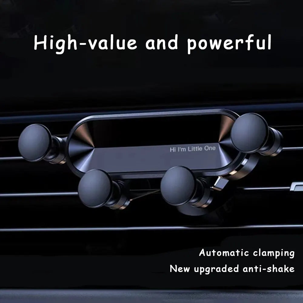 1Pc Gravity Car Phone Holder in Car Air Vent Mobile Phone Stand Supports Suit for Iphone Xiaomi Samsung Huawei Cell Car Holder