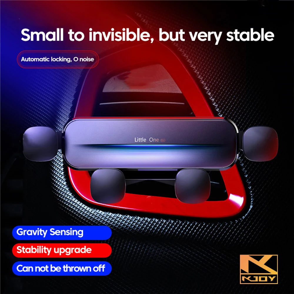 1Pc Gravity Car Phone Holder in Car Air Vent Mobile Phone Stand Supports Suit for Iphone Xiaomi Samsung Huawei Cell Car Holder