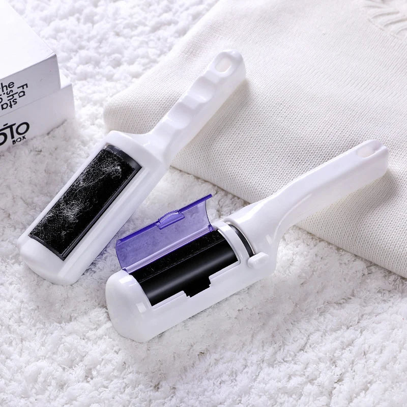 Pet Hair Remover Roller Removing Dog Cat Hair from Furniture Self-Cleaning Lint Pet Hair Remover One Hand Operate