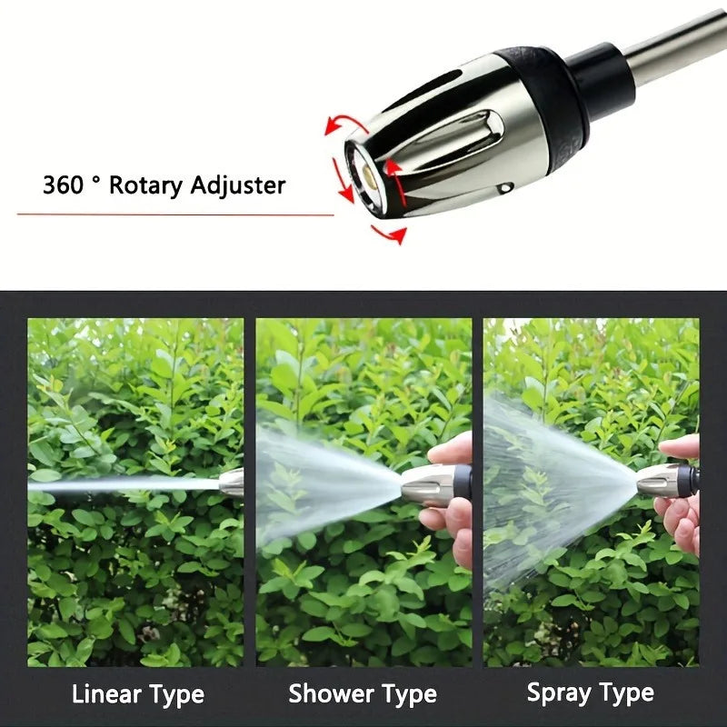 Portable Power Washer 2X Stronger High Pressure Water Gun for Car Washing Watering Plants Durable Plastic Ergonomic No Battery