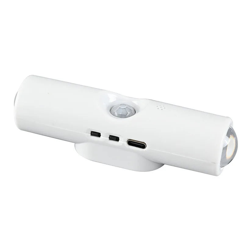 LED Motion Sensor Night Light 3 Colours Changing Cabinet Decorative Light Rechargeable Cabinet Lamp for Kitchen Wardrobe
