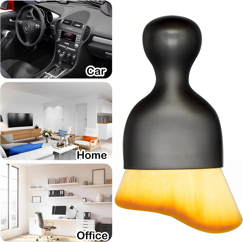 2Pcs Car Interior Detailing Cleaning Brush Air Conditioner Outlet Cleaning Nylon Brush Gap Dust Removal Brush Car Cleaning Tools